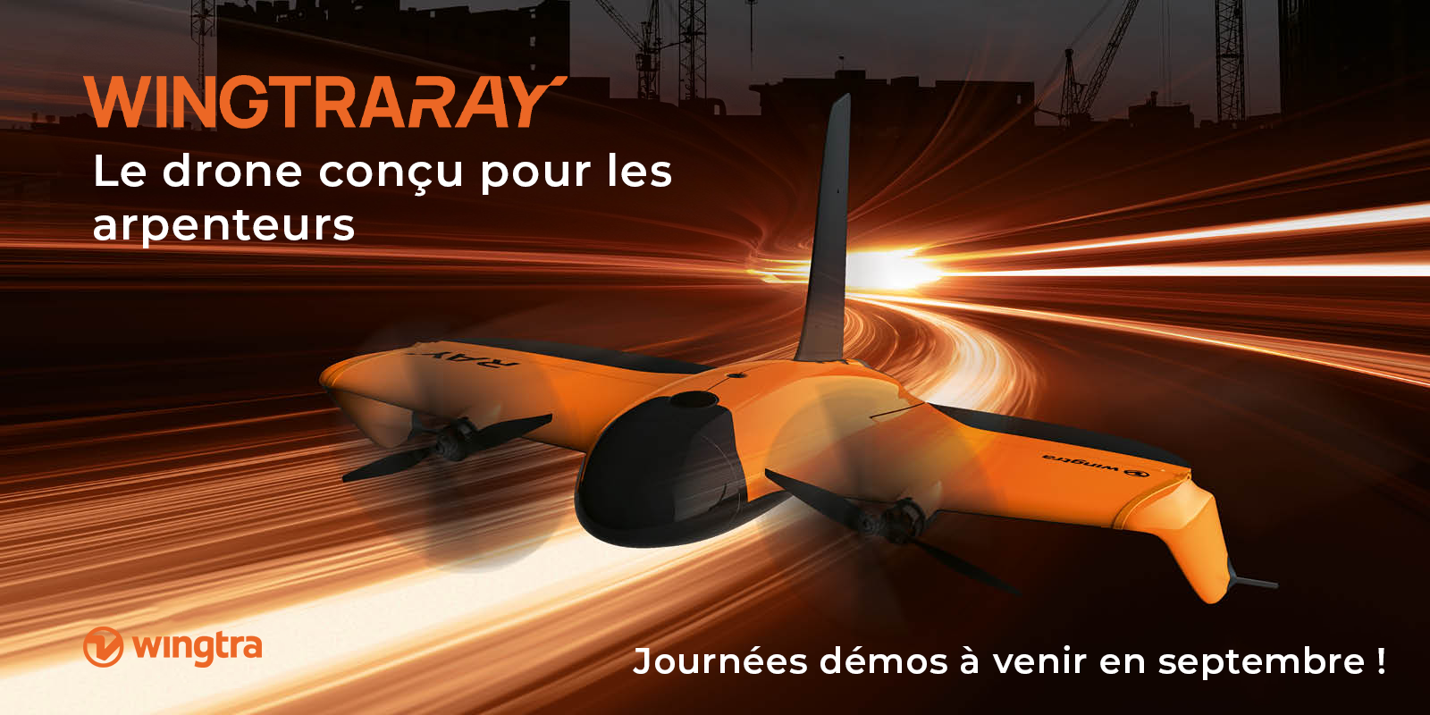 Journées démos WingtraRAY à venir en septembre !